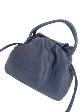 Hobo Prima Navy Blue Leather Darling Crossbody Satchel Purse